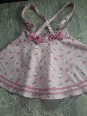Hello kitty suspender skirt